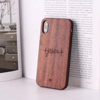 Compatible with Apple , Solid wooden phone case
