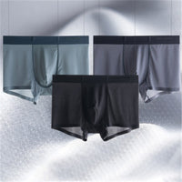 Ice silk underwear men's summer breathable ultra-thin quick-drying boxer