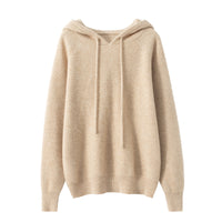 Women's Loose Hooded Sweater Pullover Raglan Short