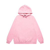 Cotton Terry Hoodie Autumn Solid Color