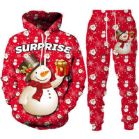 Fashionable Sporty Long-sleeve Pullover Hoodie Set