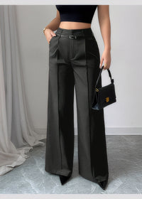 Versatile Summer Draping Slimming Wide-leg Suit Pants
