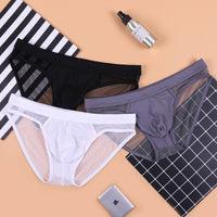 Fashion Personality Solid Color Briefs Men