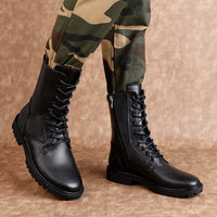 Men's Zipper High Top British Soft Sole Leather Martin Boots