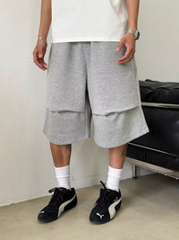 Men's Loose Wide-leg Casual Cut-off Shorts