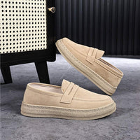 Men's Fashion Retro Handmade Stitching Shoes
