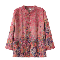 Middle-aged And Elderly Spring And Summer Wear Grandma Thin Tang Suit Upper Clothes