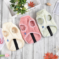 Pet Clothes Thermal Plaid Vest