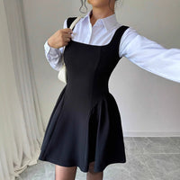 Women's Strapless Square-Neck Summer Dress