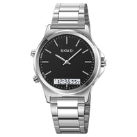 Business-style Multi-function Steel-band Watch For Men