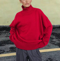 Autumn And Winter Loose Thermal Turtleneck Sweater