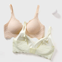 Lace Wireless Seamless Nylon Bra