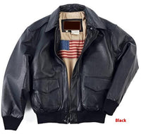 Retro Oversized US Air Force Fur Leather Coat