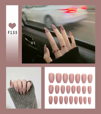 Matte Matte Super Long Ballet Nail