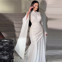 Womens Fashion Asymmetrical Long-Sleeve Bodycon Dress