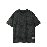 Men's Round Neck Boot-cut Casual All-match Short-sleeved T-shirt