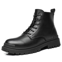 New Men's Casual Leather British Retro Martin Boots