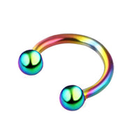 European And American Anti-allergy C- Shaped Horseshoe Ring Nose Stud