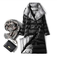 Lightweight Down Jacket Duck Down Winter New Mid-length