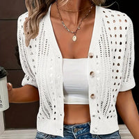 Women's Knitted Sexy Cutout Cardigan Jacket