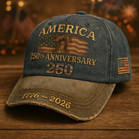 Washed, Versatile, Sun-protective Embroidered Baseball Cap