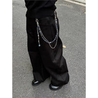 Men's Three-in-one Combination Waist Chain Cleanfit Phants Zipper
