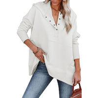 Womens New Loose Casual Batwing Hoodie With A Hood