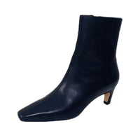 Womens Genuine Leather Snow Boots For Winter Cowhide