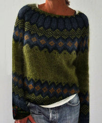 Hot Sale Round Neck Loose And Stylish Long Sleeves Sweater