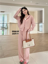 New Casual Sportswear Hoodie Two-piece Set