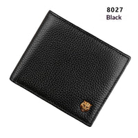 Men's Anti-Scanning RFID High-Capacity Credit Card Holder Made From First-Layer Cowhide Leather