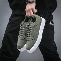 Men's Casual Sneakers Bottom Soft Surface Flat Low Trendy Shoes