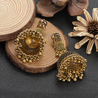 Large Bell Long Style Face-Slimming Elegant Ethnic Bohemian Earrings
