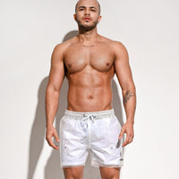 Men's Loose Beach Pants Casual Sexy Transparent Shorts Vacation