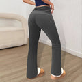 Personalized Knit Leggings With A Ruched Fold-over Waistband