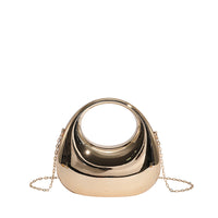 Acrylic Box Bag, Womens Evening Handbag With A Moon-shaped Underarm Design