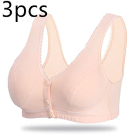 Sports Cotton Women's Large Size Vest Without Steel Ring