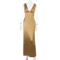 Sexy V-neck Backless Dress For Women