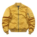 Solid Men's Autumn And Winter Bomber Jacket