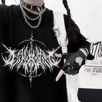 Printed Wings Street Style Cotton T-shirt Men