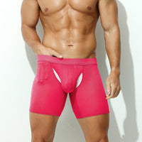 Ice Mesh Breathable Mesh Sport Men's Boxer Running Shorts