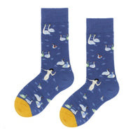Autumn and winter personality Europe and the United States abstract art socks men and women couples college wind tube socks street tide socks