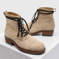 Retro New Style Motorcycle Martin Short Boots