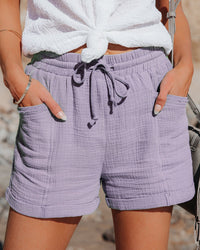 Women's High-waisted Wide Loose Leg Shorts