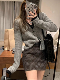 Women's Knitted Slim-fit Slimming Cardigan Sweater