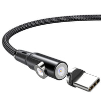 Straight-bent two-in-one magnetic data cable