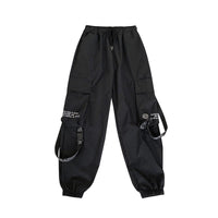 Elastic waist harem pants beam leg pants