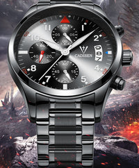 Quartz Fashion Multifunctional Stainless Steel Watch