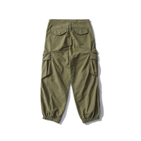 Multi-pocket drawstring overalls