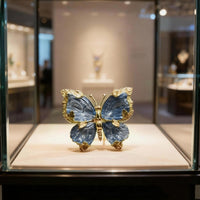 Crystal Butterfly Dual-use Original-design Corsagebrooch